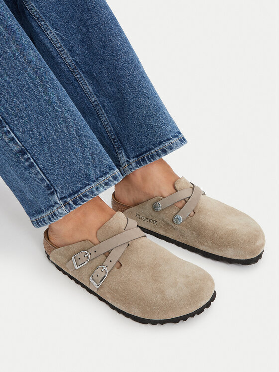 Birkenstock Birkenstock Papucs Blair D-Buckle 1032905 Világos bézs