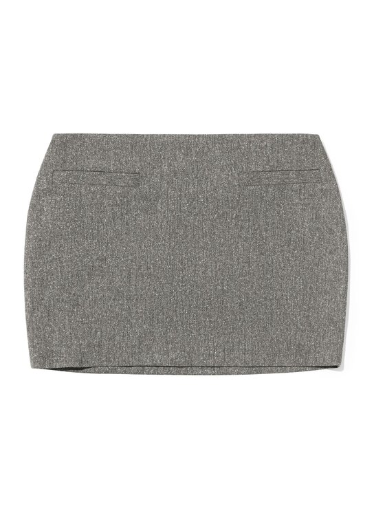 La Mania La Mania Spódnica SHORTY Szary Classic Fit