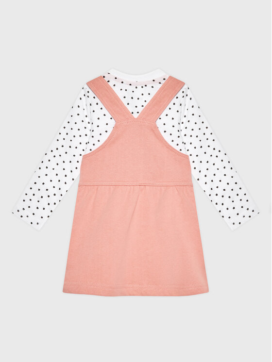 Blue Seven Blue Seven Комплект боді і сукня 473159 Рожевий Regular Fit