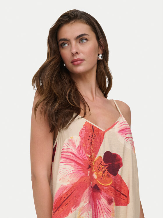 ONLY ONLY Letní šaty Resi 15372628 Světle béžová Regular Fit