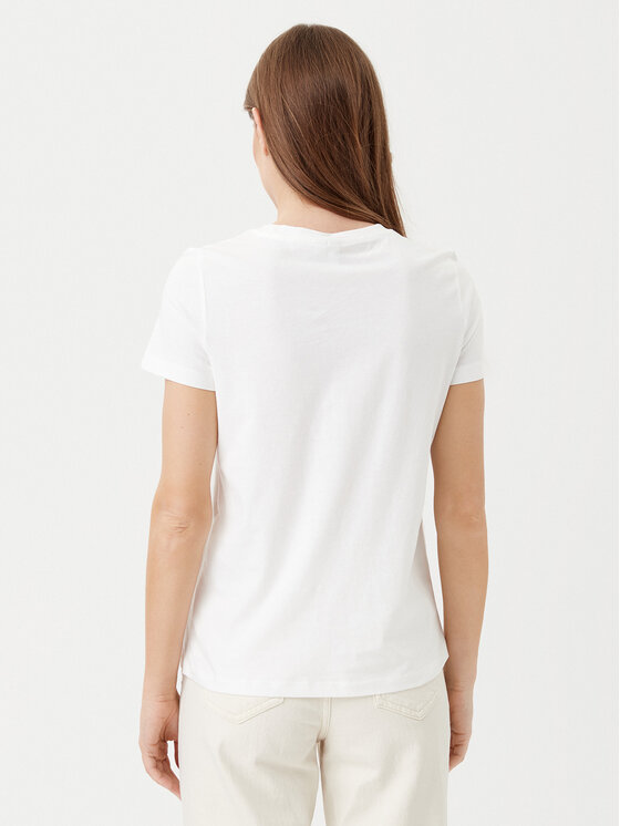 Vero Moda Vero Moda Marškinėliai Viva 10322077 Balta Regular Fit