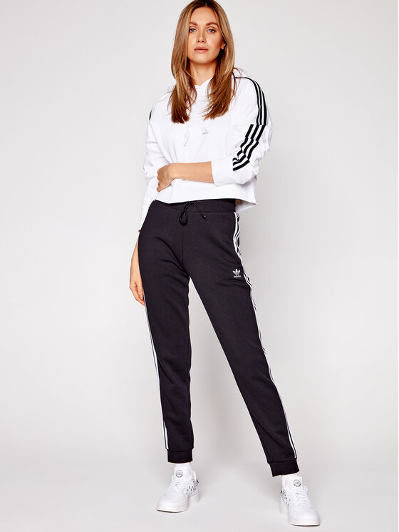 Felpa Short Hoodie GN2891 Bianco Standard Fit