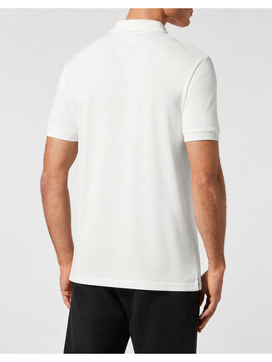 Plein Sport Plein Sport Polokošile 31030 Bílá Slim Fit