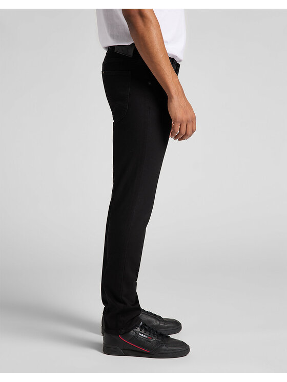 Lee Lee Jeansy LUKE Czarny Slim Fit
