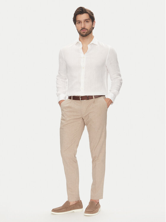 Marc O'Polo Marc O'Polo Košeľa 524 7428 42460 Biela Shaped Fit