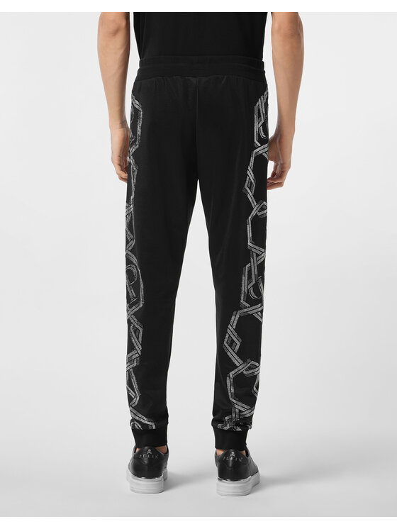 PHILIPP PLEIN PHILIPP PLEIN Spodnie dresowe 26943 Czarny Jogger Fit