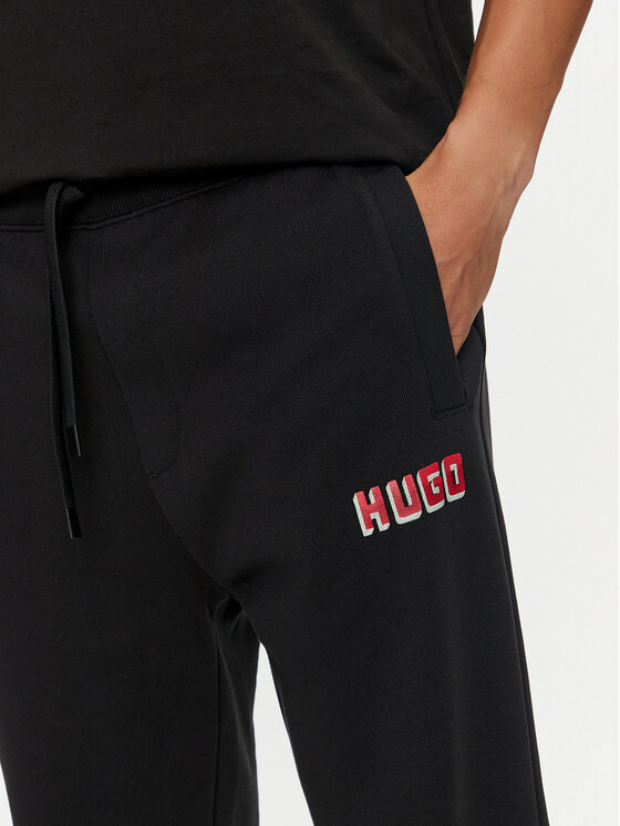 HUGO Hugo Jogginghose Diqomo 50516657 Schwarz Regular Fit