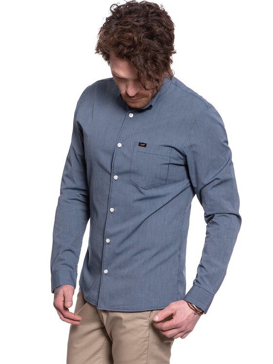 Lee Lee Camicia SLIM BUTTON DOWN Grigio Slim Fit