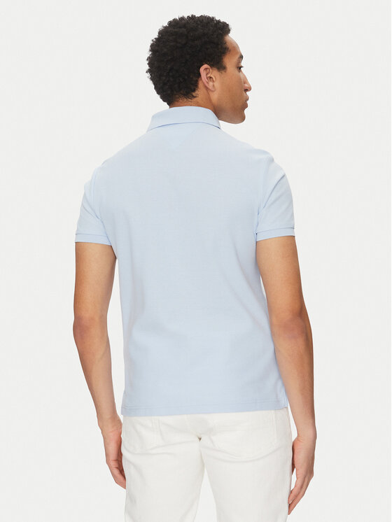Tommy Hilfiger Tommy Hilfiger Polo MW0MW33167 Svijetloplava Regular Fit