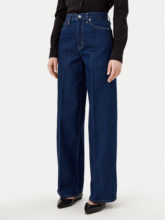 Calvin Klein Calvin Klein Farmer K20K208253 Kék Wide Leg