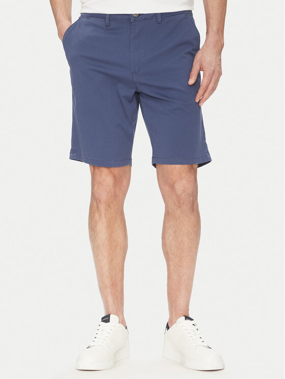 Selected Homme Selected Homme Šortky z materiálu Miles 16092329 Tmavomodrá Slim Fit