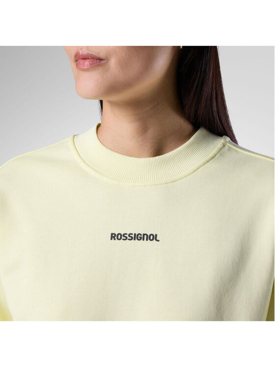 Rossignol Rossignol Bluza W Logo Cn Żółty jasny Regular Fit