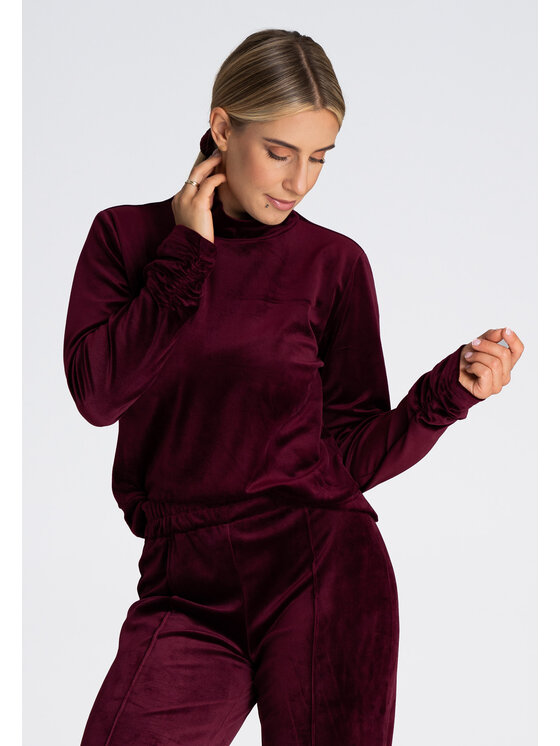 FIGL FIGLFIGL Felpa M967 Bordeaux Regular Fit