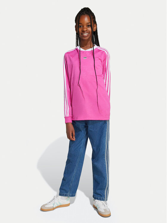 adidas adidas Bluză Jaquard JW2845 Roz Loose Fit