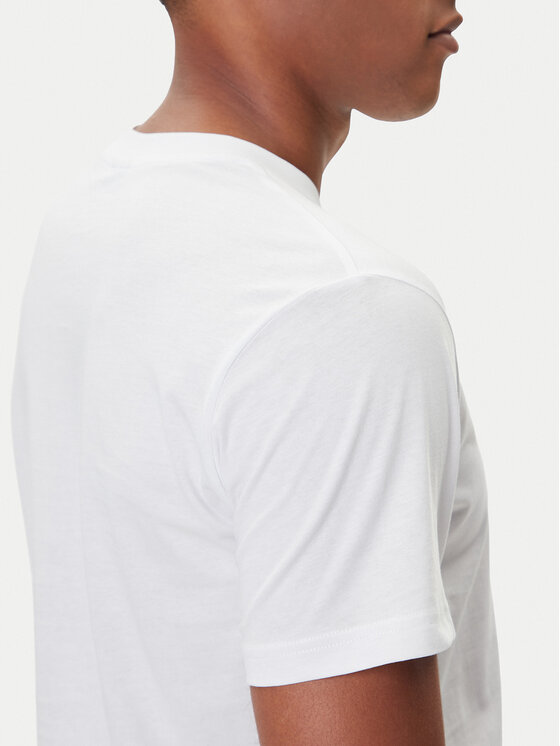 Karl Lagerfeld Jeans Karl Lagerfeld Jeans Тишърт A4M17020 Бял Slim Fit