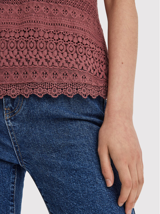 Vero Moda Vero Moda Top Honey 10190150 Dunkelrot Regular Fit