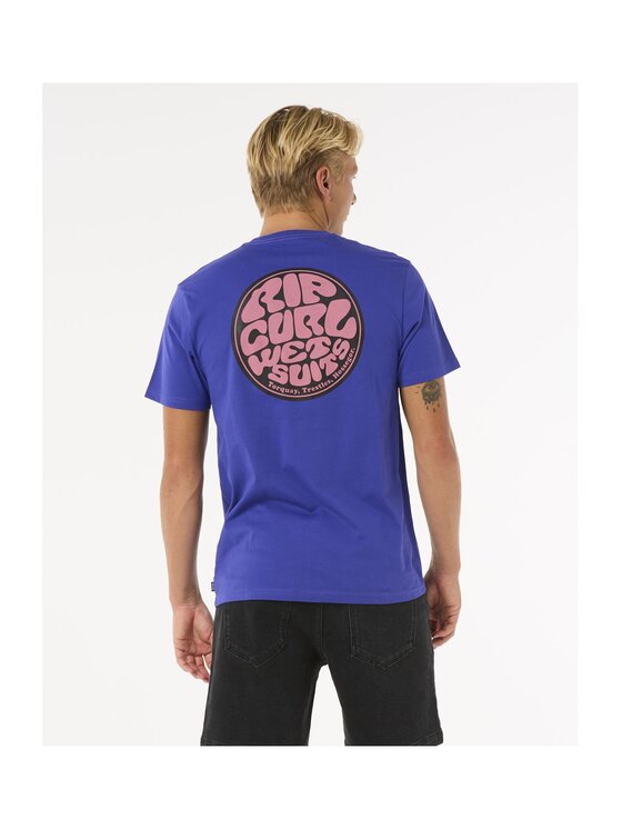 Rip Curl Rip Curl T-Shirt Wettie Passage Icon Tee Niebieski Standard Fit