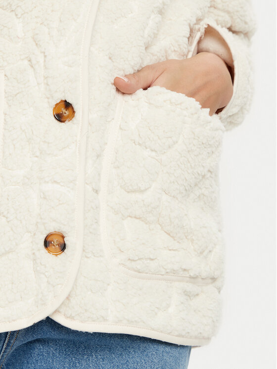 Billabong Billabong Košeľová bunda Fireside Cosy ABJFT00397 Krémová Regular Fit