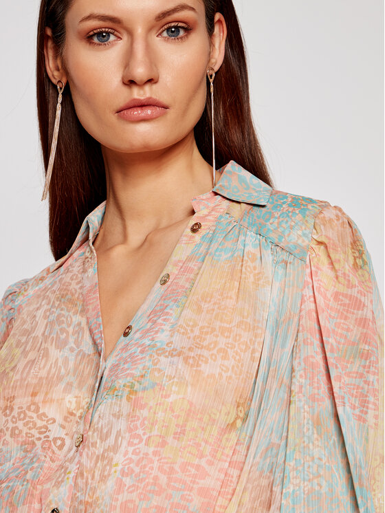 Vestito chemisier 1GG737 9528Z Multicolore Regular...