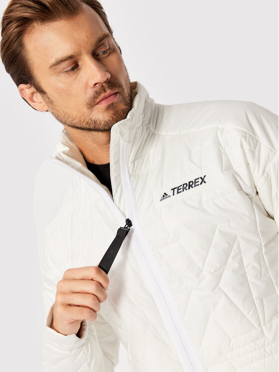 adidas adidas Geacă de iarnă Terrex Myshelter Primaloft GQ3700 Écru Relaxed Fit