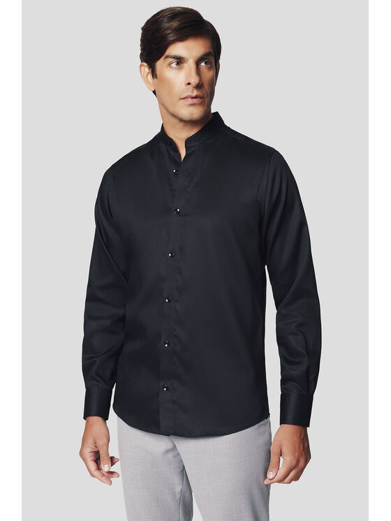 Lancerto Lancerto Koszula Nuria KO073224000003 Czarny Slim Fit