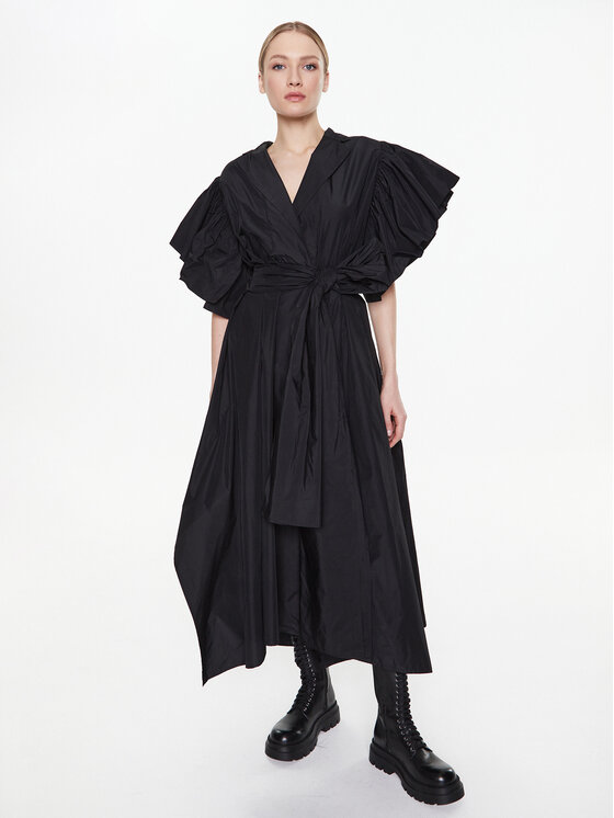 MMC Studio MMC Studio Kleid für den Alltag Ilo Schwarz Relaxed Fit