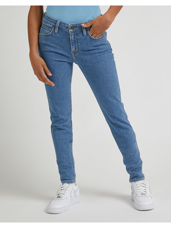 Lee Lee Jeansy SCARLETT Niebieski Skinny Fit