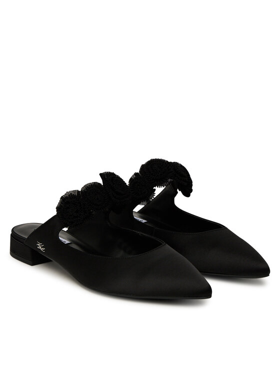 KARL LAGERFELD KARL LAGERFELD Şlapi Kerrie KL40154 Negru