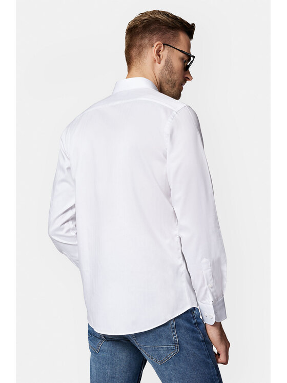 Lancerto Lancerto Koszula Crystal KO073123000030 Biały Slim Fit
