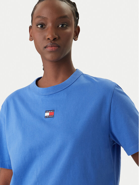 Tommy Jeans Tommy Jeans Marškinėliai DW0DW22202 Mėlyna Boxy Fit