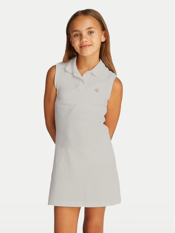 Calvin Klein Jeans Calvin Klein Jeans Rochie de zi IG0IG02914 Alb Regular Fit