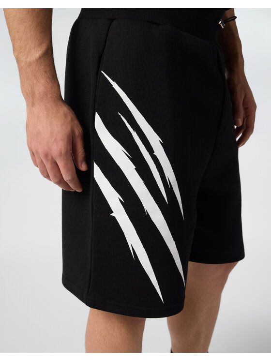 Plein Sport Plein Sport Szorty sportowe 28335 Czarny Jogger Fit