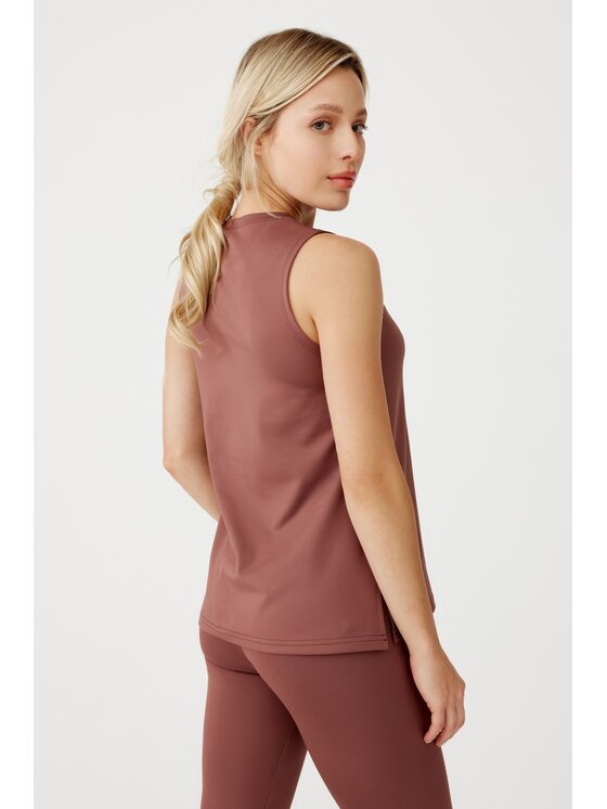 ROUGH RADICAL ROUGH RADICAL Koszulka techniczna CLASSIC TOP Brązowy Comfortable Fit