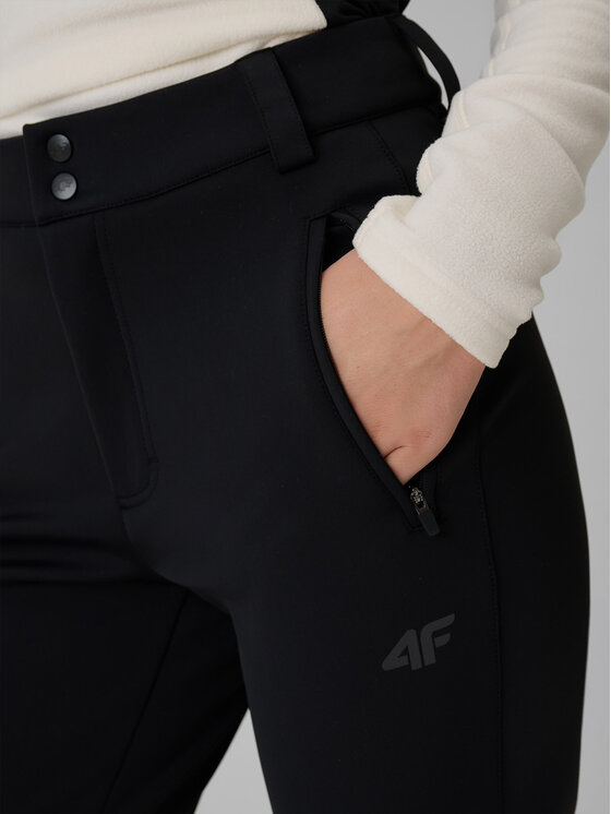 4F 4F Spodnie narciarskie SKI CLASSIC Czarny Regular Fit