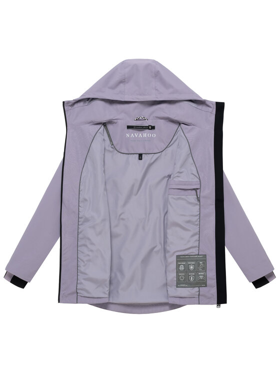 Navahoo Navahoo Kurtka przejściowa Blumentanz Fioletowy Regular Fit