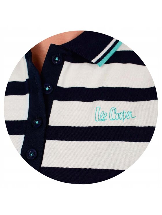 Lee Cooper Lee Cooper T-Shirt ADA Biały Comfortable Fit