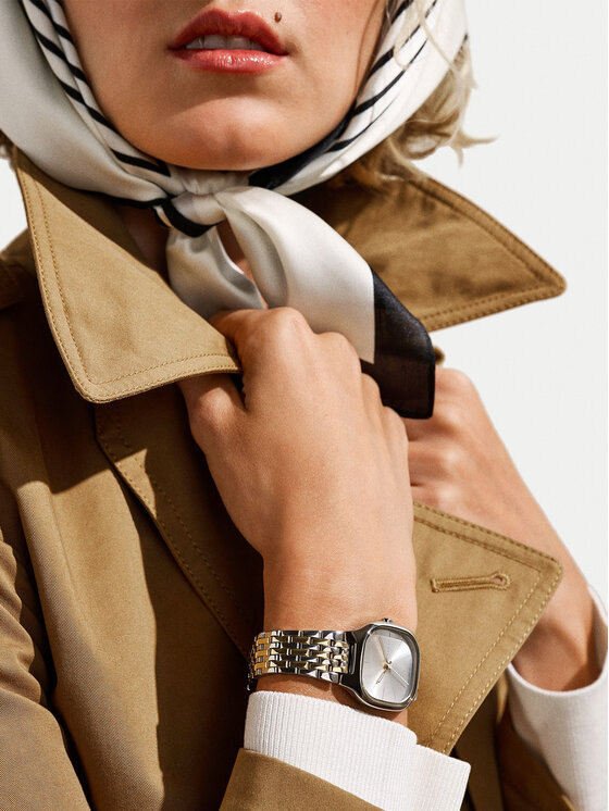 Skagen Skagen Zegarek Mellem Lille Traditional SKW3160 Srebrny