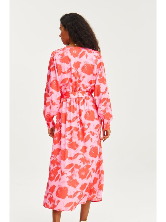 NAOKO NAOKO Každodenné šaty Ciao Fragolina Ružová Regular Fit