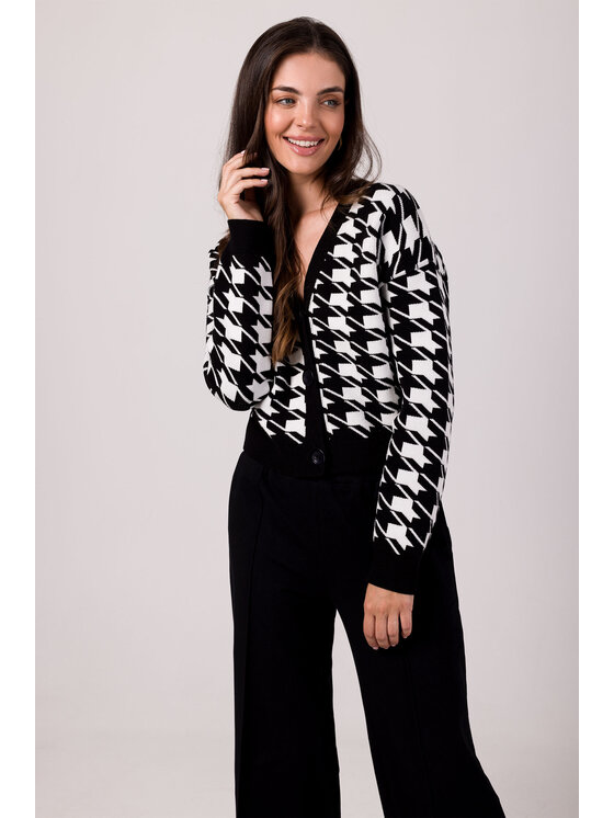 BeWear BeWear Kardigán BK104 Čierna Comfortable Fit