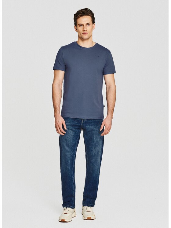 Pako Lorente Pako Lorente T-Shirt P26SF-TT-005 Niebieski Regular Fit