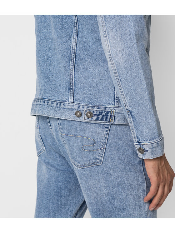 Lee Cooper Lee Cooper Kurtka jeansowa TAURO Niebieski Regular Fit