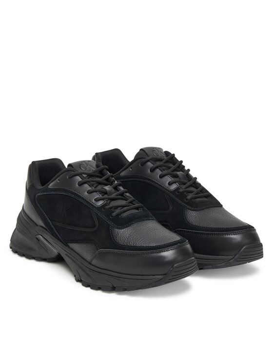 Calvin Klein Jeans Calvin Klein Jeans Sneakers Hike Runner Hf Lth Mix YM0YM01289 Negru