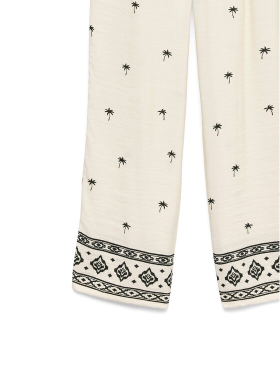 Vero Moda Vero Moda Szövet nadrág Kai 10345546 Krém Regular Fit
