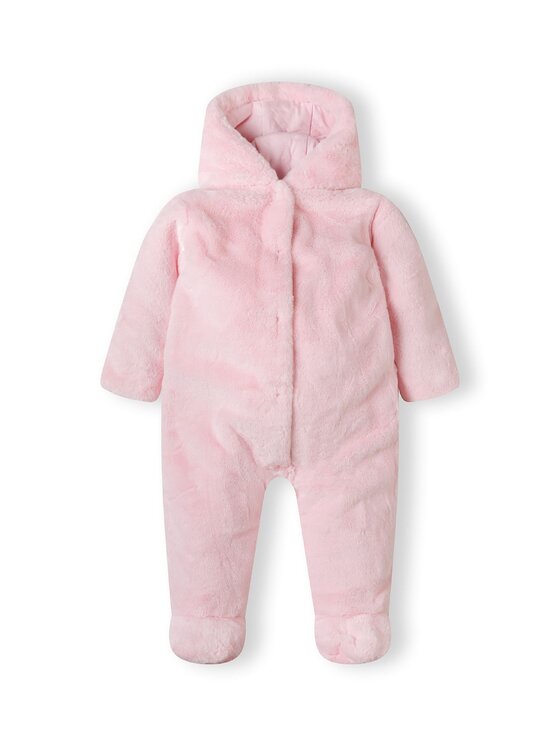 MINOTI MINOTI Kombinezon zimowy 21babyfur2 Różowy Regular Fit