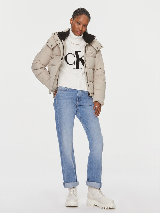 Calvin Klein Jeans Calvin Klein Jeans Traperice J20J221222 Plava Straight Fit