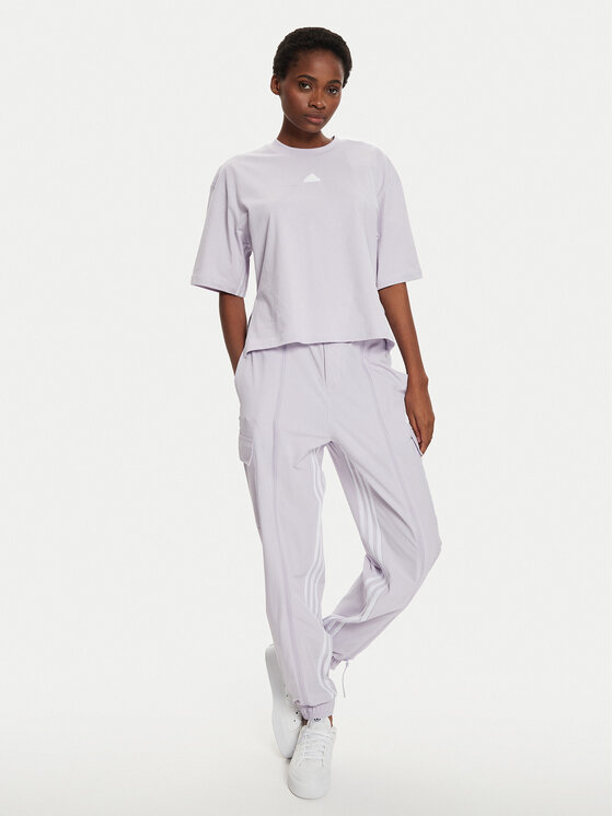 adidas adidas T-shirt Dance IS0877 Ljubičasta Loose Fit