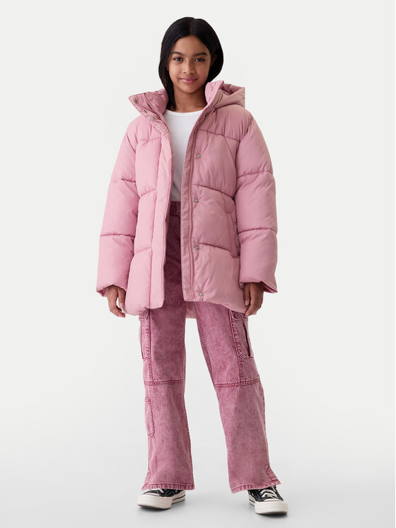 Gap Gap Зимова куртка 523912-02 Рожевий Regular Fit
