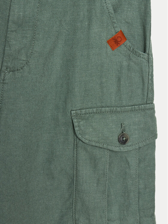 United Colors Of Benetton United Colors Of Benetton Kratke hlače 424RC902X Zelena Regular Fit