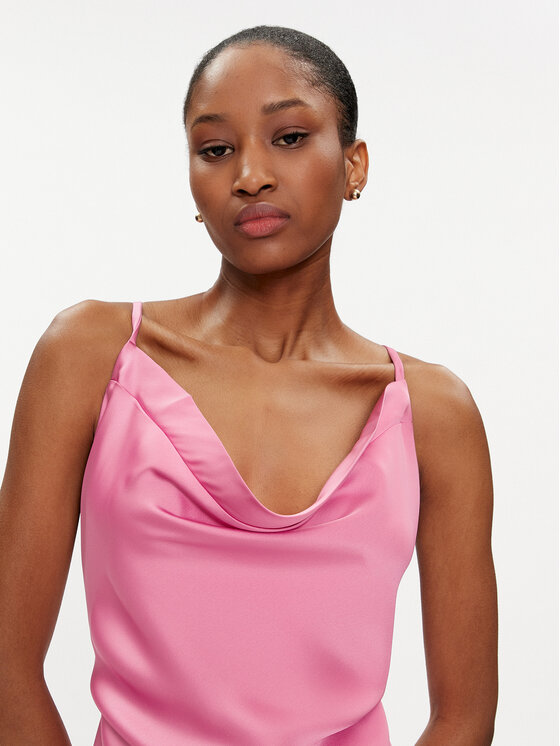 NORMA KAMALI NORMA KAMALI Sukienka koktajlowa ST1233CB976966 Różowy Regular Fit