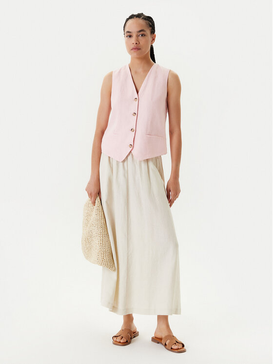United Colors Of Benetton United Colors Of Benetton Gonna a trapezio 4AGHD004L Beige Regular Fit